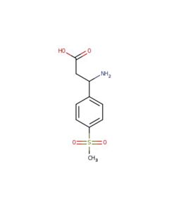 Astatech 3-AMINO-3-[4-(METHYLSULFONYL)PHENYL]PROPIONIC ACID; 5G; Purity 95%; MDL-MFCD02653353